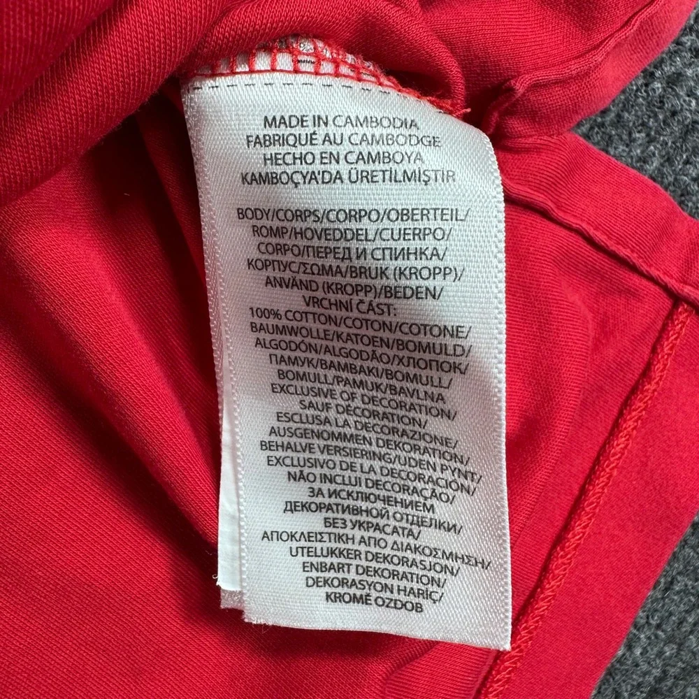 Polo Ralph Lauren Polo Shirt Mens L Large Red Classic Fit Short Sleeve Pony Logo